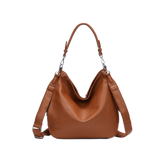 Slouchy taske med lynlås 36x13x30cm - Ingen returret - ITFEB25